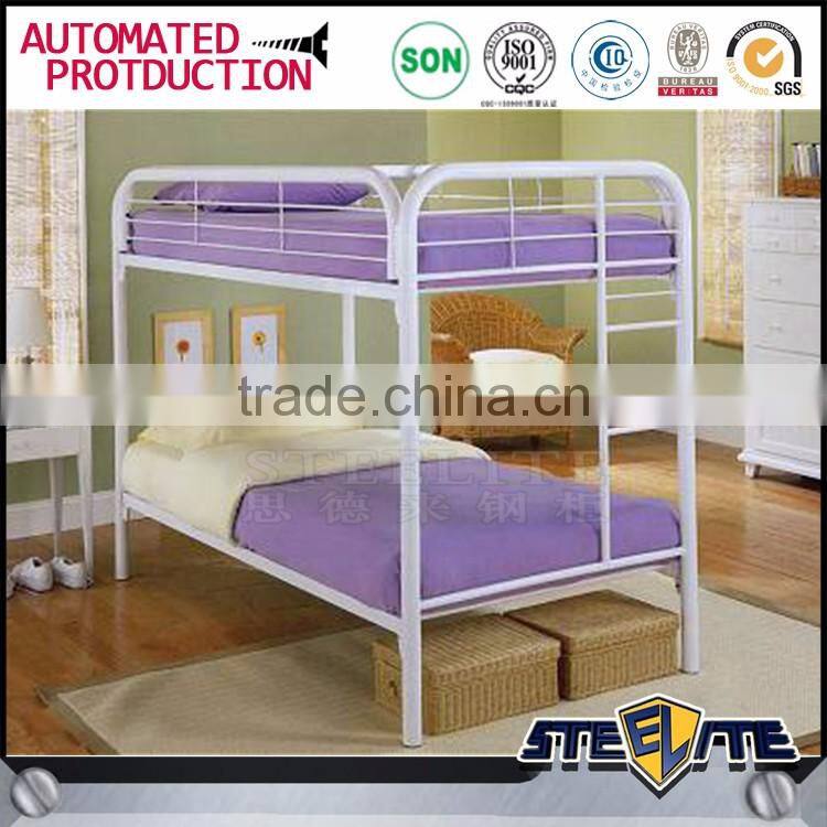 Discount commercial school kids dormitory used metal bunk bed dorm furniture