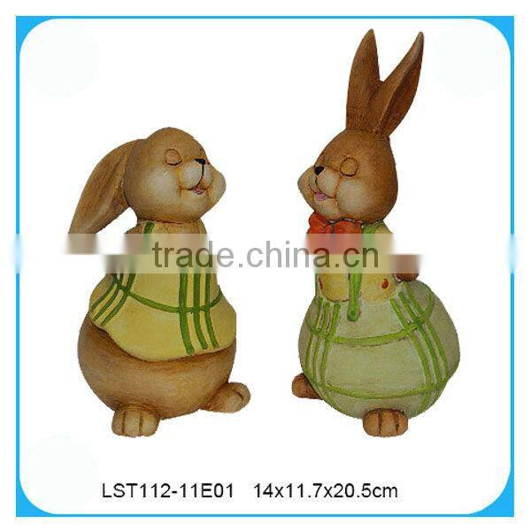 Handmade easter spring decoration rabbit