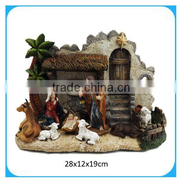 wholesale religious resin manger