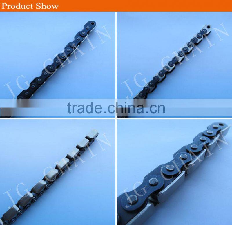 10BSS cranked link attachment roller chain