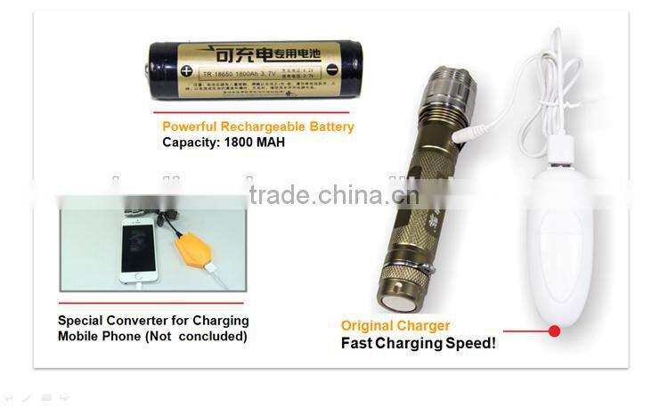 Led Flashlight Torch Model DJFL-II Car Led Light Jeep Emergency Light Outdoor Equipment