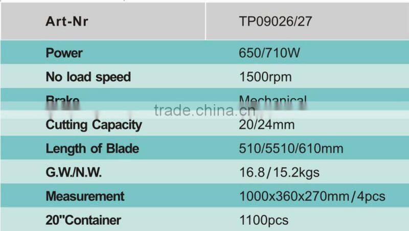 TP0926 Garden tool green Hedge Trimmers with long blade