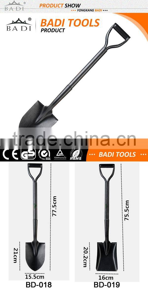 high quality Steel D-Handle Garden Spade Shovel