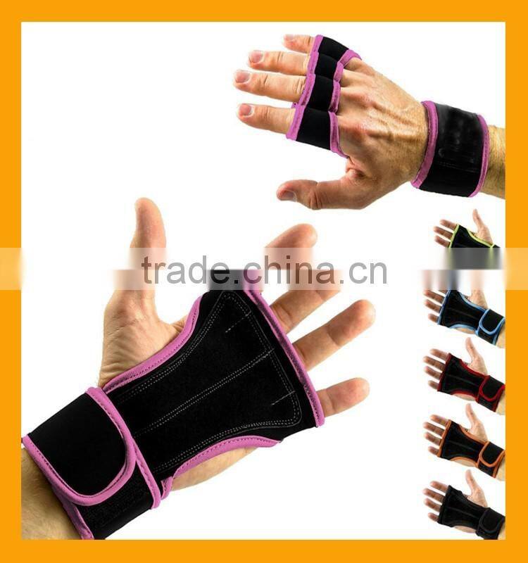 Multiple Colors Wrist Support Gym Hand Gloves Bodybuilding Gloves