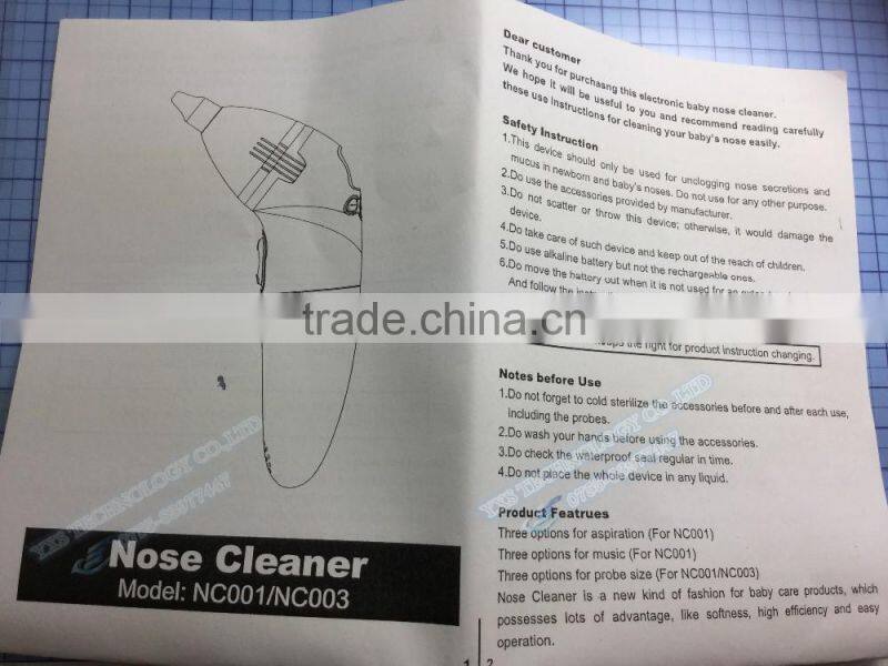 Electric New Born Baby Nose Cleaner Toddler Safety Nasal Aspirator Infant Snot Vacuum Sucker Runny Kids Nose Sucker