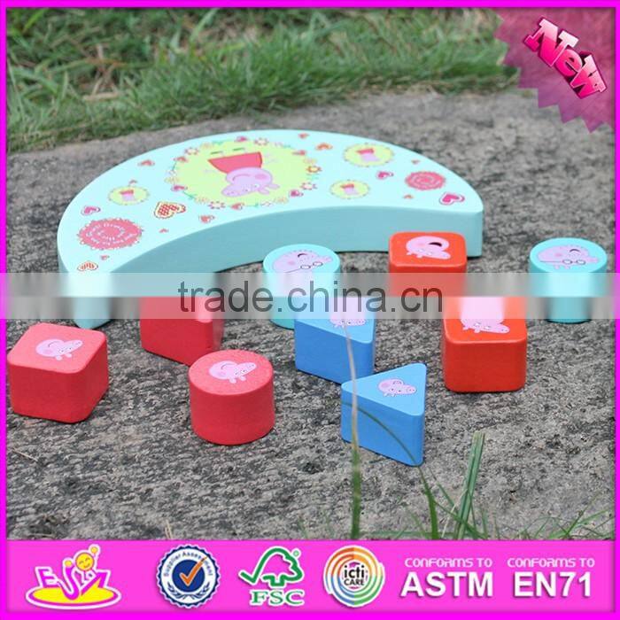 2016 new design educational wooden balance toys for kids W11F066