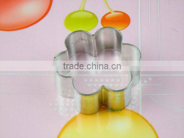 plastic Christmas Cookie Cutter/6pcs eco-friendly color cookie cutter