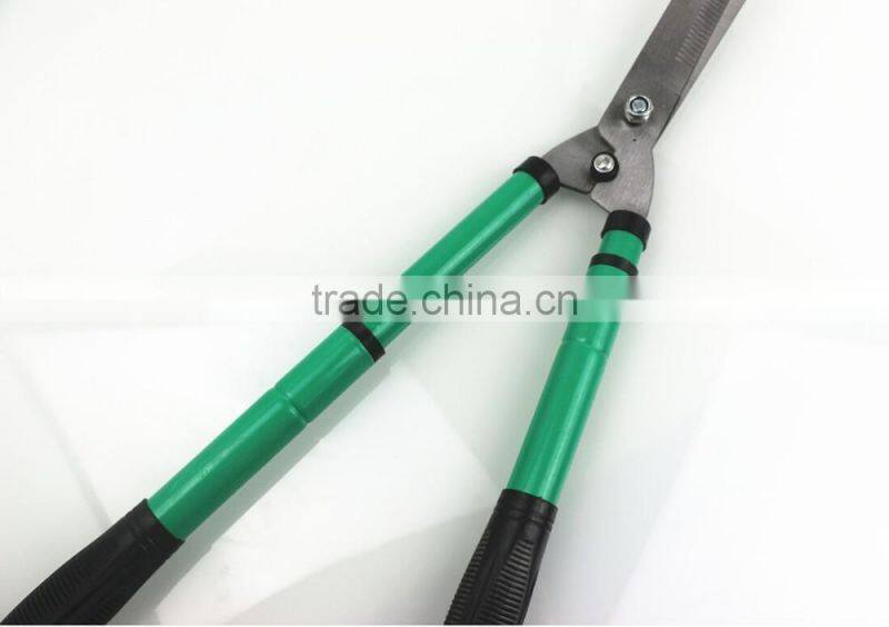 BERRYLION high carbon steel super light telescopic hedge shear with rubber handle