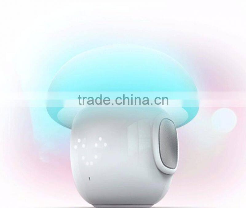 Mushroom Mood Light Smart LED Night Lamp Light with Speaker Record Alarm Function