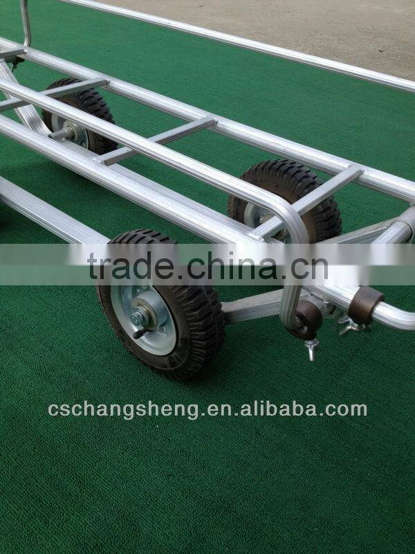 Aluminum garden flower cart