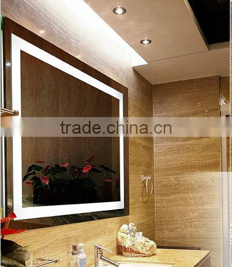 IP44 Led Lighted Frameless Bathroom Mirror