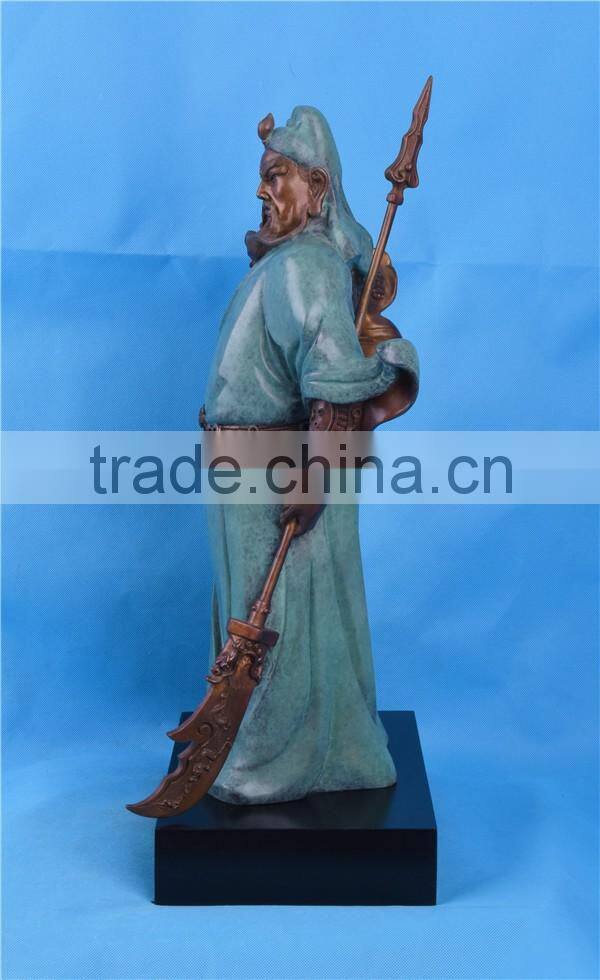 China Bronze artwork/Bronze Decoration/Guan Yu/China style bronze/Bronze sculpture