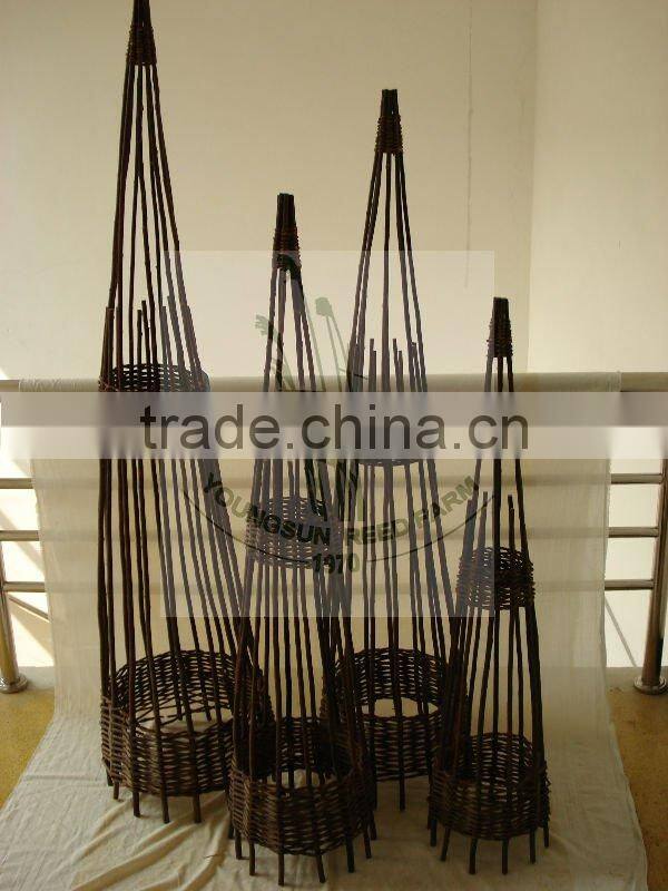 gardening willow obelisk