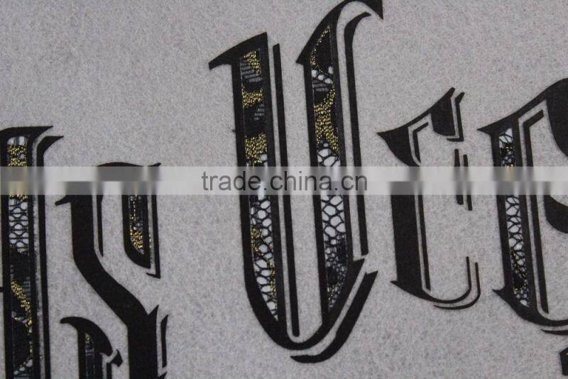 2017 multicolor LAS VEGAS souvenir laser cut applique