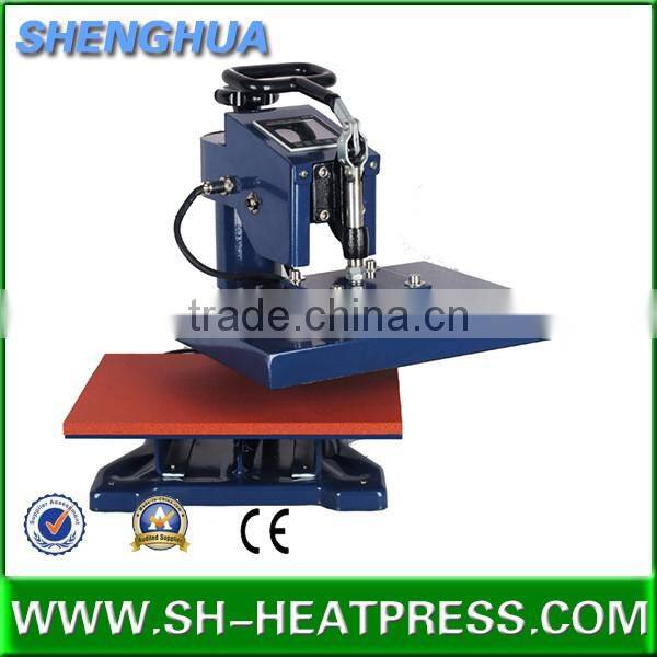 Heat pressing machine for t-shirt transfer