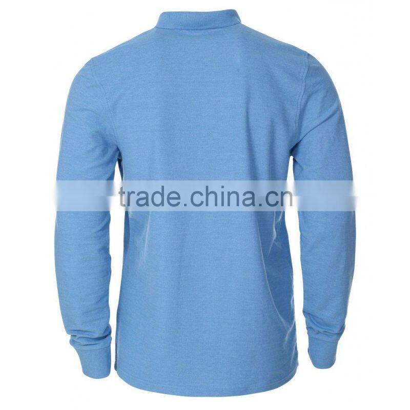 High quality Long Sleeved casual Men Polo Shirts OEM ODM offered