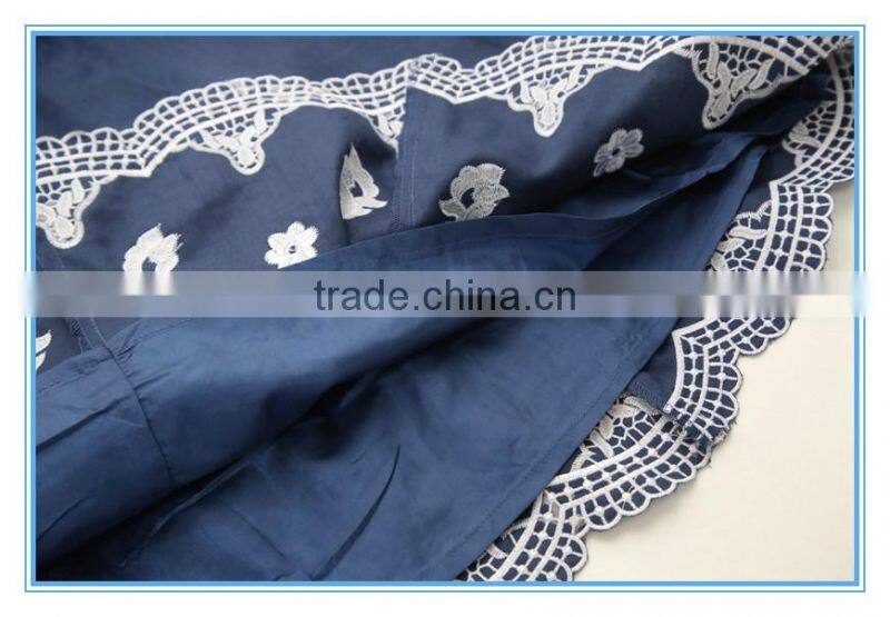 New design 100% ramie/linen embroidery classic women suits with back zipper