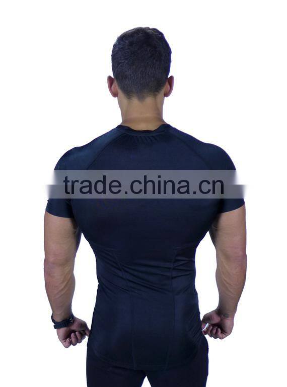 muscle tee shirts stretch cotton t shirt plain blank t-shirt