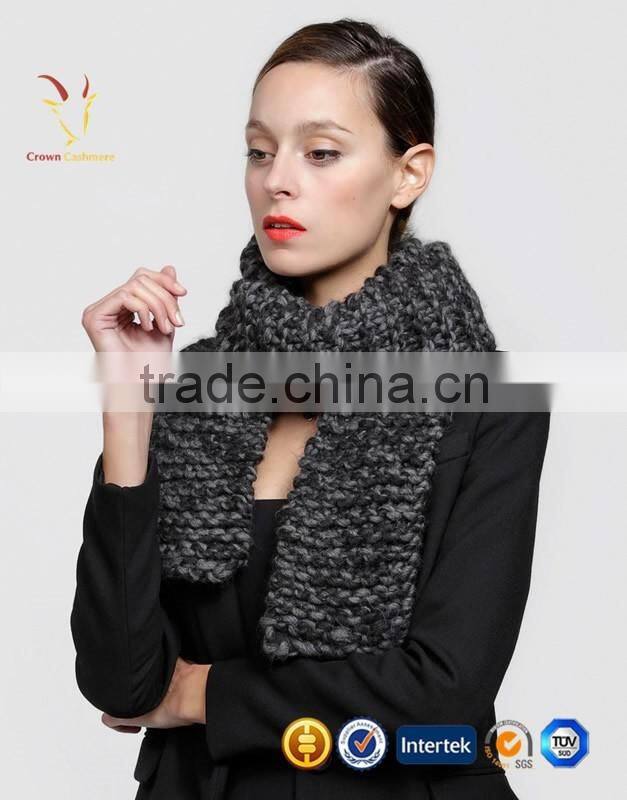 3gg Warm Cashmere Merino Wool Lady Knit Scarf Womens