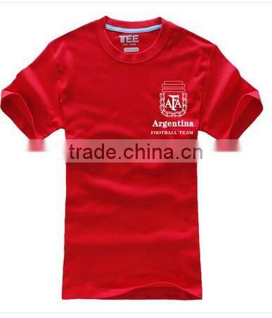 Custom 100% Cotton Argentina Round Neck T-shirt For Men short sleeve and hot sell t-shirt cheap and high quality t-shirt cool