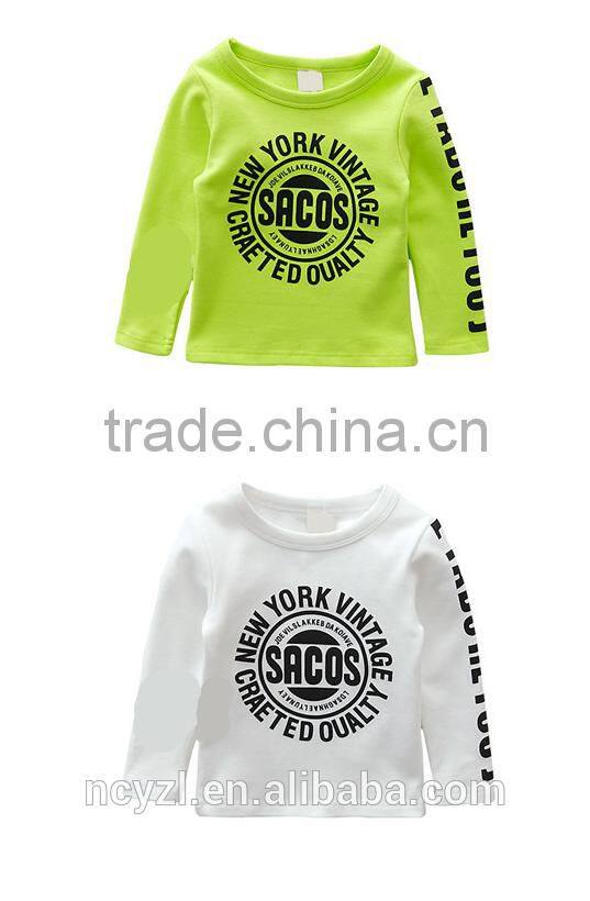 100% cotton baby winter clothes and printing baby boys hoodies made in China