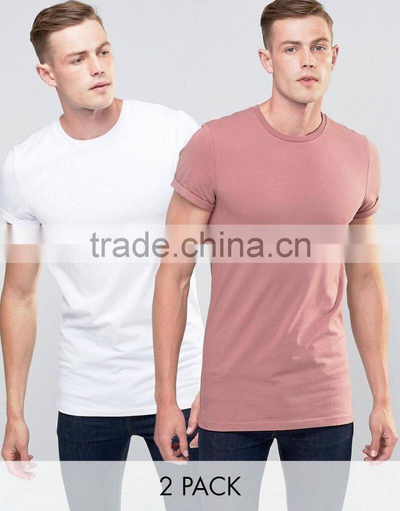 New fashion comfortable 100% cotton multi colors short sleeve blank t-shirt