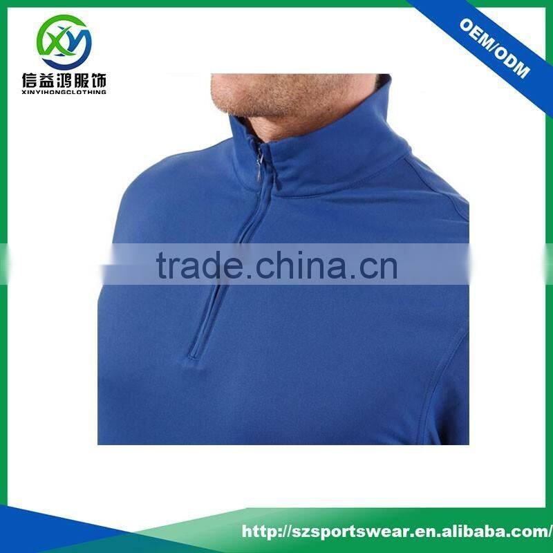 Fashion blue color high qaulity anti-UV dry fit comfort man sweater /hoodie /golf sweater