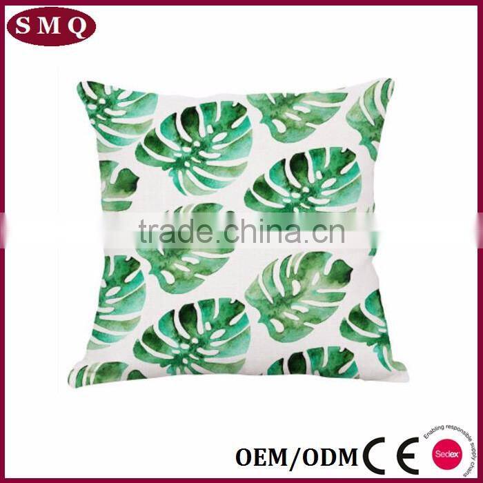 Tropical plant printing waterproof and UV resistant cushion cover pattern