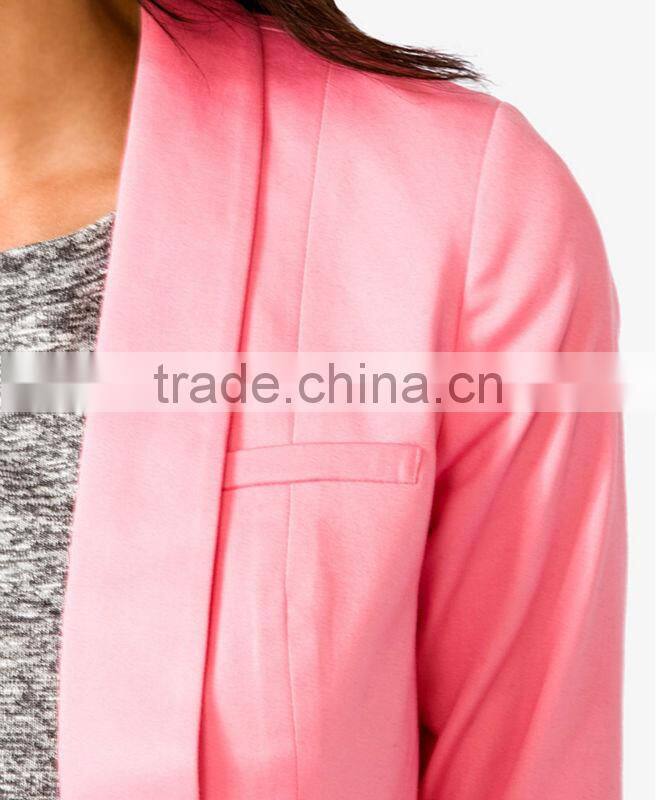 Cropped Shawl Collar Blazer