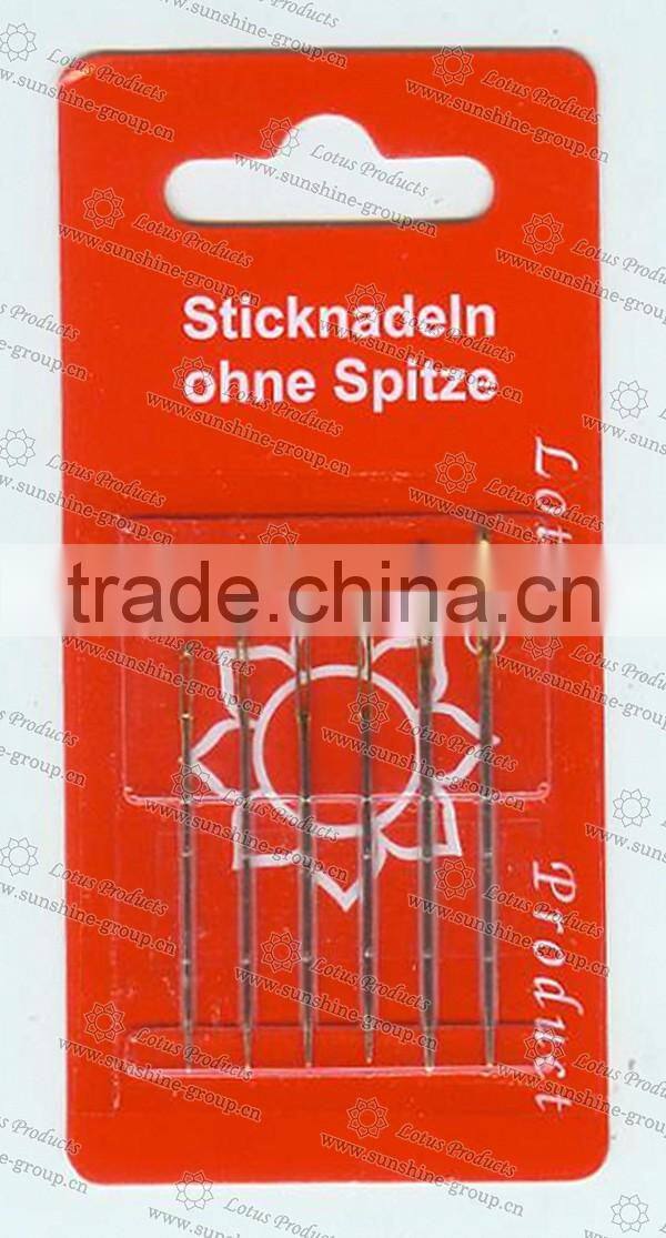 Sewing Machine Needle With Hight Quality Sewing Needle In Blister Crad Packing