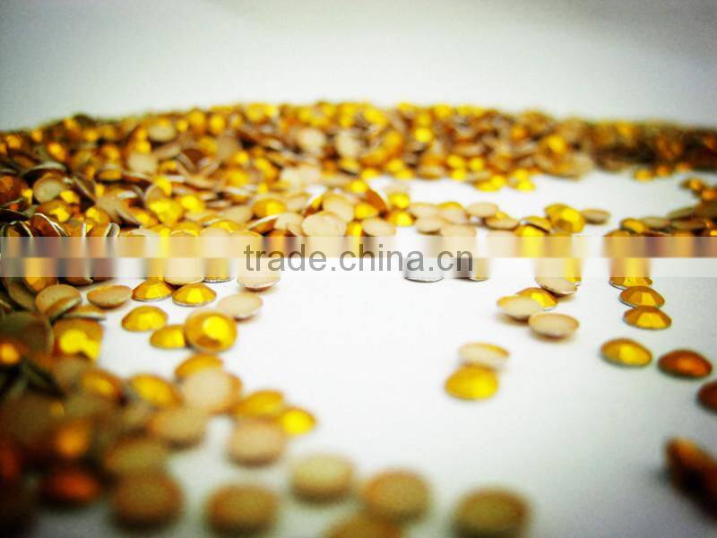 Gold studs China quality Aluminum Rhinestud Hot Fix Octagon