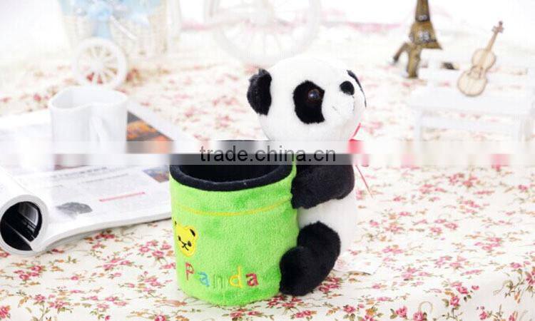 Ins Hot Sale Animal shaped plush pencil vase