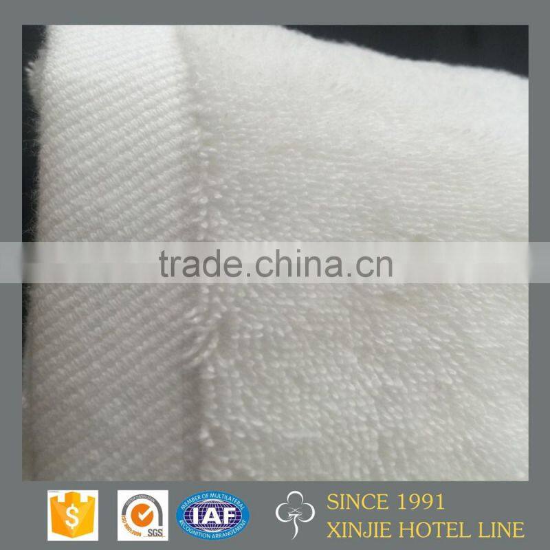 Luxury combed white Dobby towels with customized logo