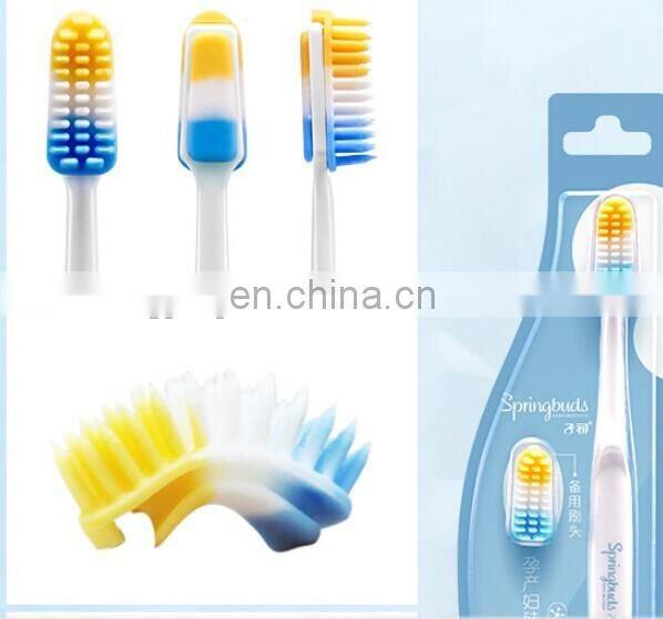 2016 factory Soft Bristle Type and Babies Age Group infant toothbrush