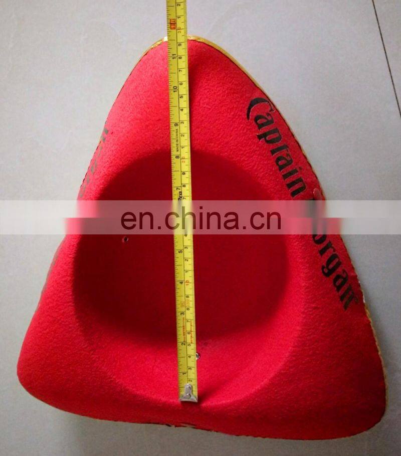 Tricorn Felt Red Novelty Navy Cavalier Captain Morgan Pirate Hats HPC-0254