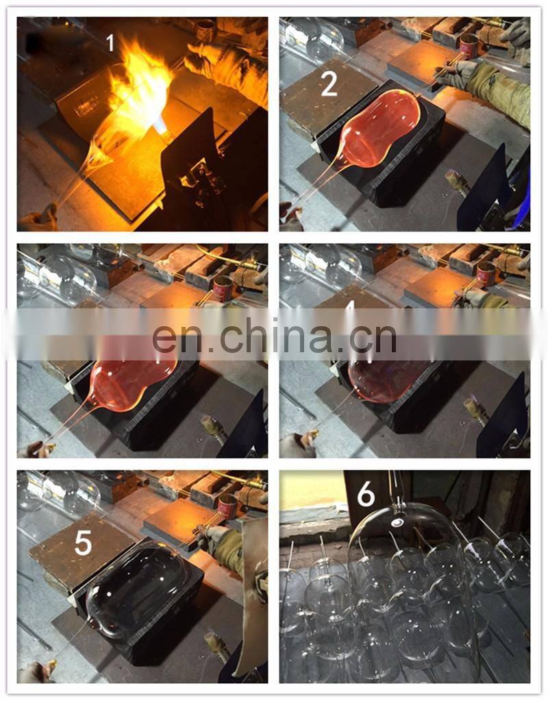 Factory Direct Supply Preserved Rose Flowers in Glass with Led