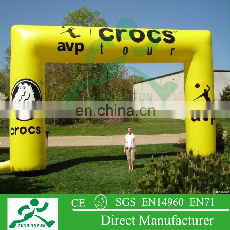 advertising inflatable entrance arch for event