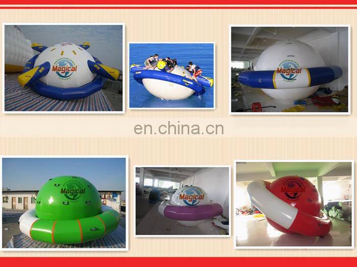 Commerical PVC tarpaulin Inflatable water saturn water toys