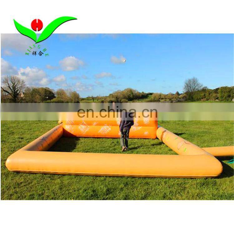 Kids tennis training equipment inflatable tennis court filed