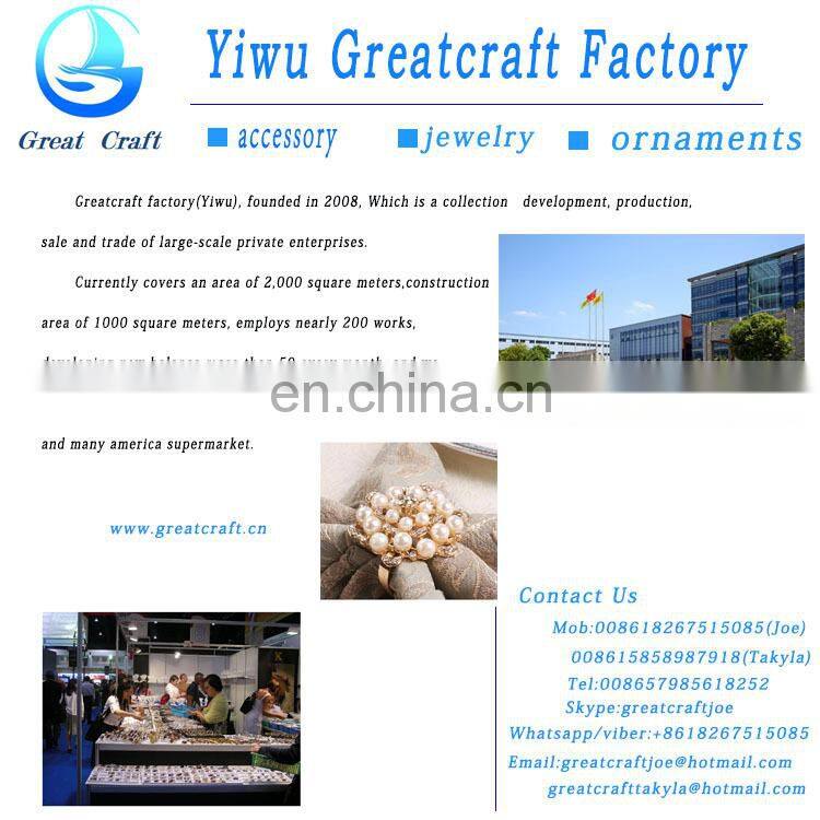 The new sapphire circular flocking cotton cords bead clothing decorative accessories