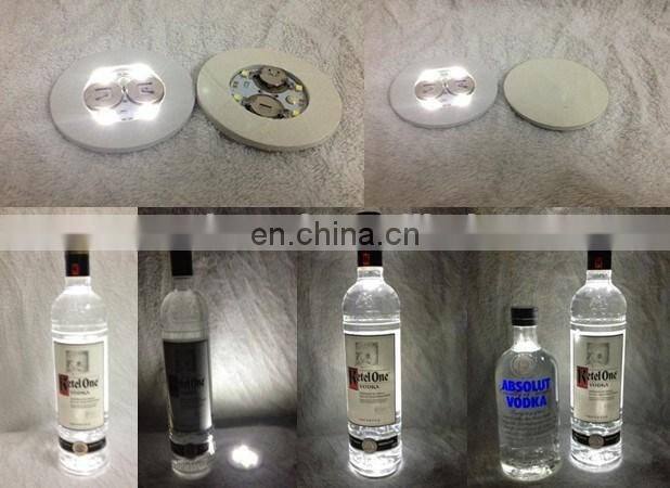 Drinkware Promotion 6cm Bottle Led Light Up Sticker