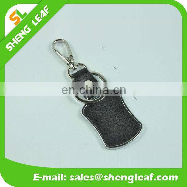 Top A quality leather car keychain with custom logo