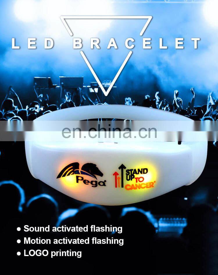 2018 New Arrival Halloween Decoration On/Off Button Led Wristband