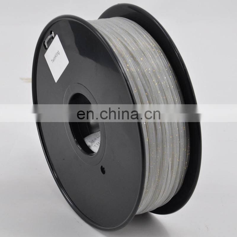 3d printer filament 1.75mm twinkling filament pla for 3d printer