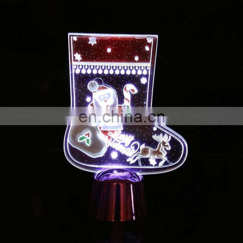 2016 Chirstmas 3D led night light newest products night light
