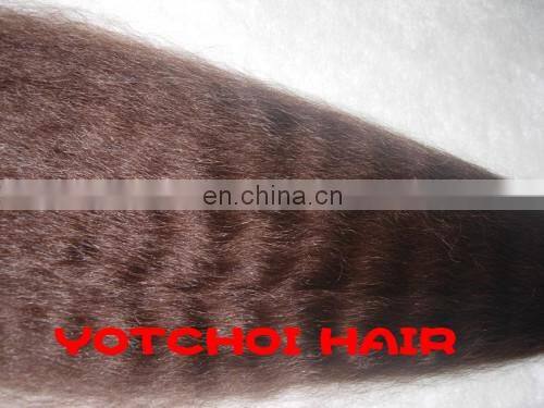 2015 Wholesale High Quality Remy Dark Chocolate Brown Double Drawn Hair For Brazilian Human Hair Extension