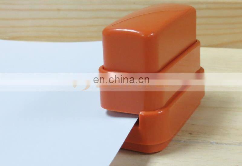 Plastic ABS Environmental Office Mini Stapler No Needle