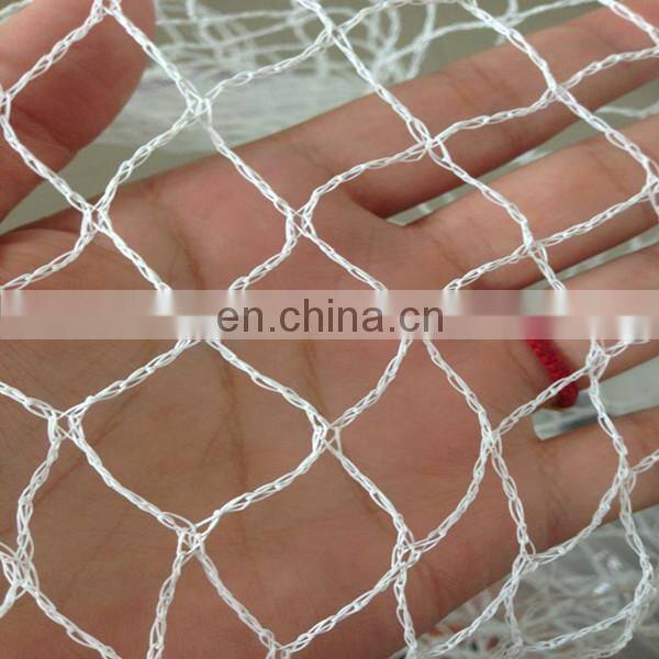 Cheap! White knotted anti-bird net, monofilament anti bird net