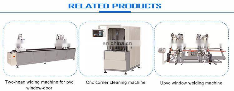 Pvc profile manual upvc corner cleaning machine