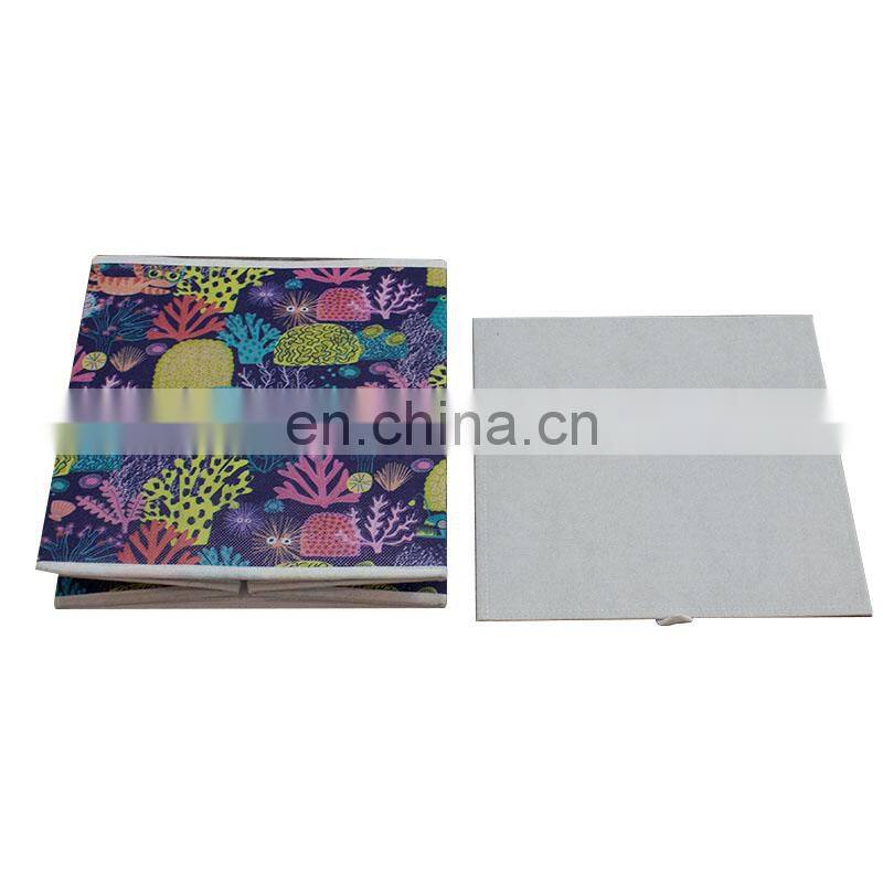 Reatai moving folding non woven custom fabric storage organizer cubes box foldable bins for storage
